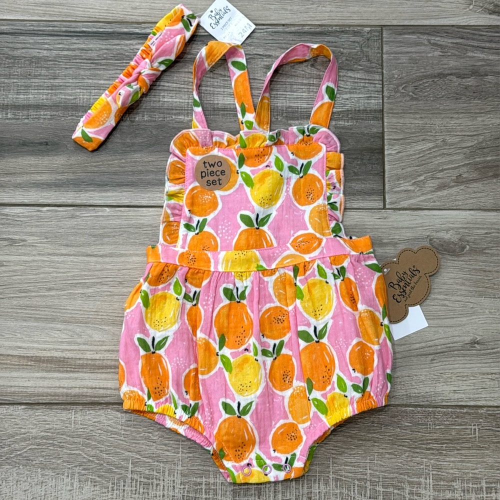 Adorable Citrus / Oranges Romper